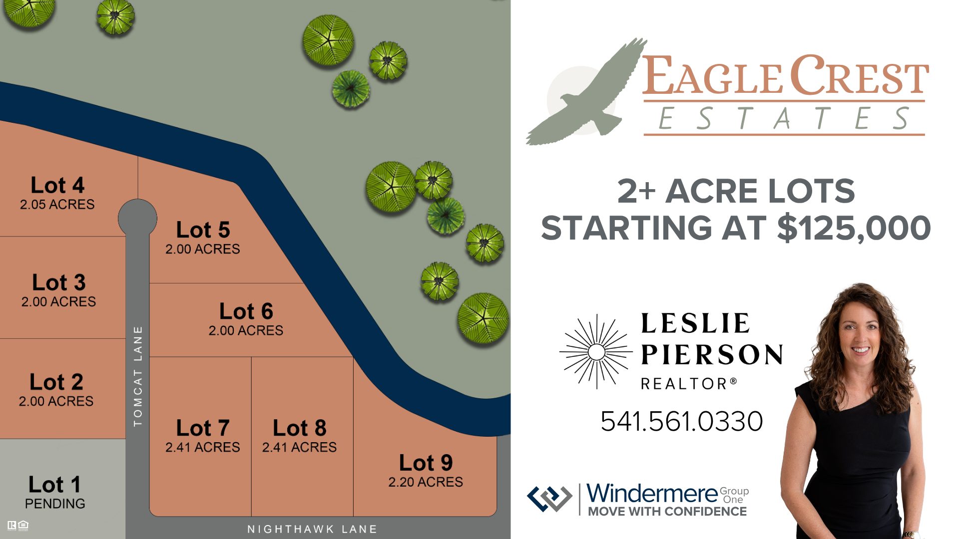 Leslie Eagle Crest Plat map Website